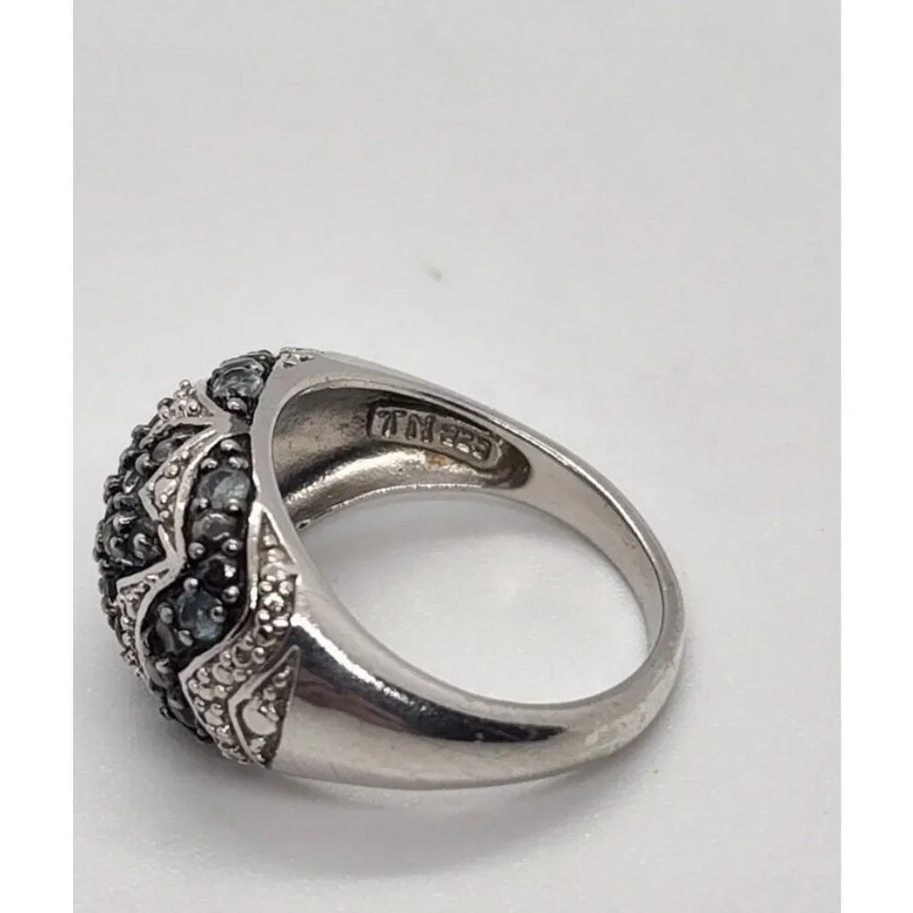 925 STERLING SILVER SPINEL RING SIZE 6.5